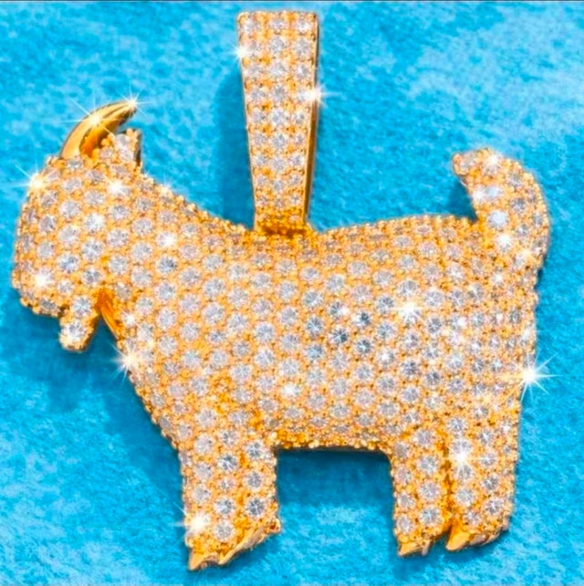 Goat Pendant + 5mm Luxury Chain - photo 5