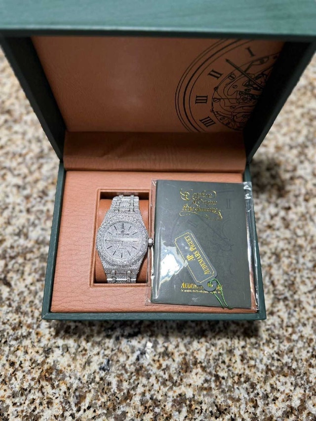 Iced Out AP Moissanite VVS Watch - photo 2