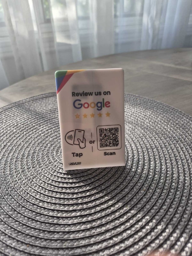 Google Review NFC Tap & QR Scan Stand - photo 2