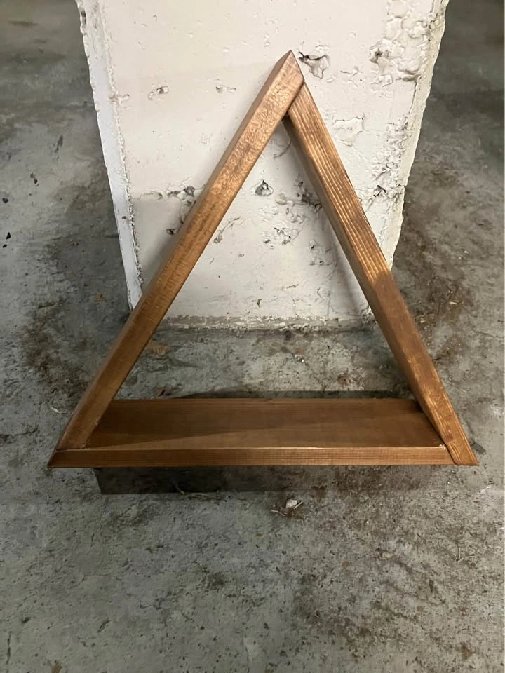 Wood Triangle Shelves - photo 3