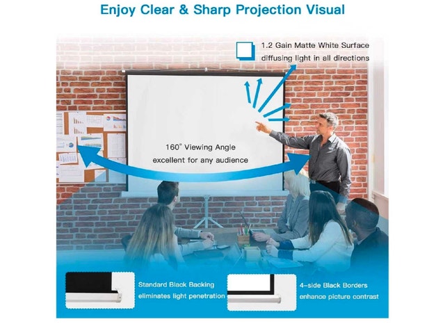 Vankyo Leisure 470 Projector + 100" Projector Screen Bundle - photo 5