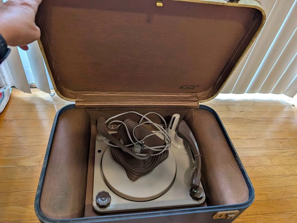 Vintage Symphonic Portable Record Player
