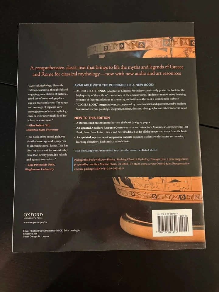 Classical Mythology, 11ed by Morford, Lenardon, and Sham - photo 2