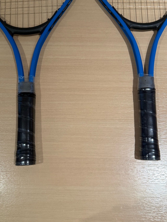 2x Blue Junior Kids Tennis Rackets Racquets - photo 4