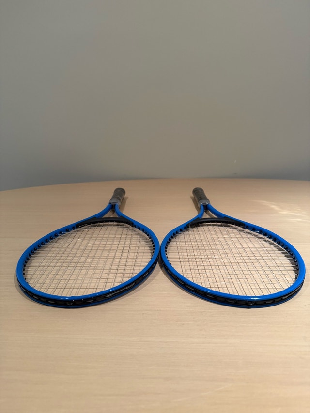 2x Blue Junior Kids Tennis Rackets Racquets - photo 5