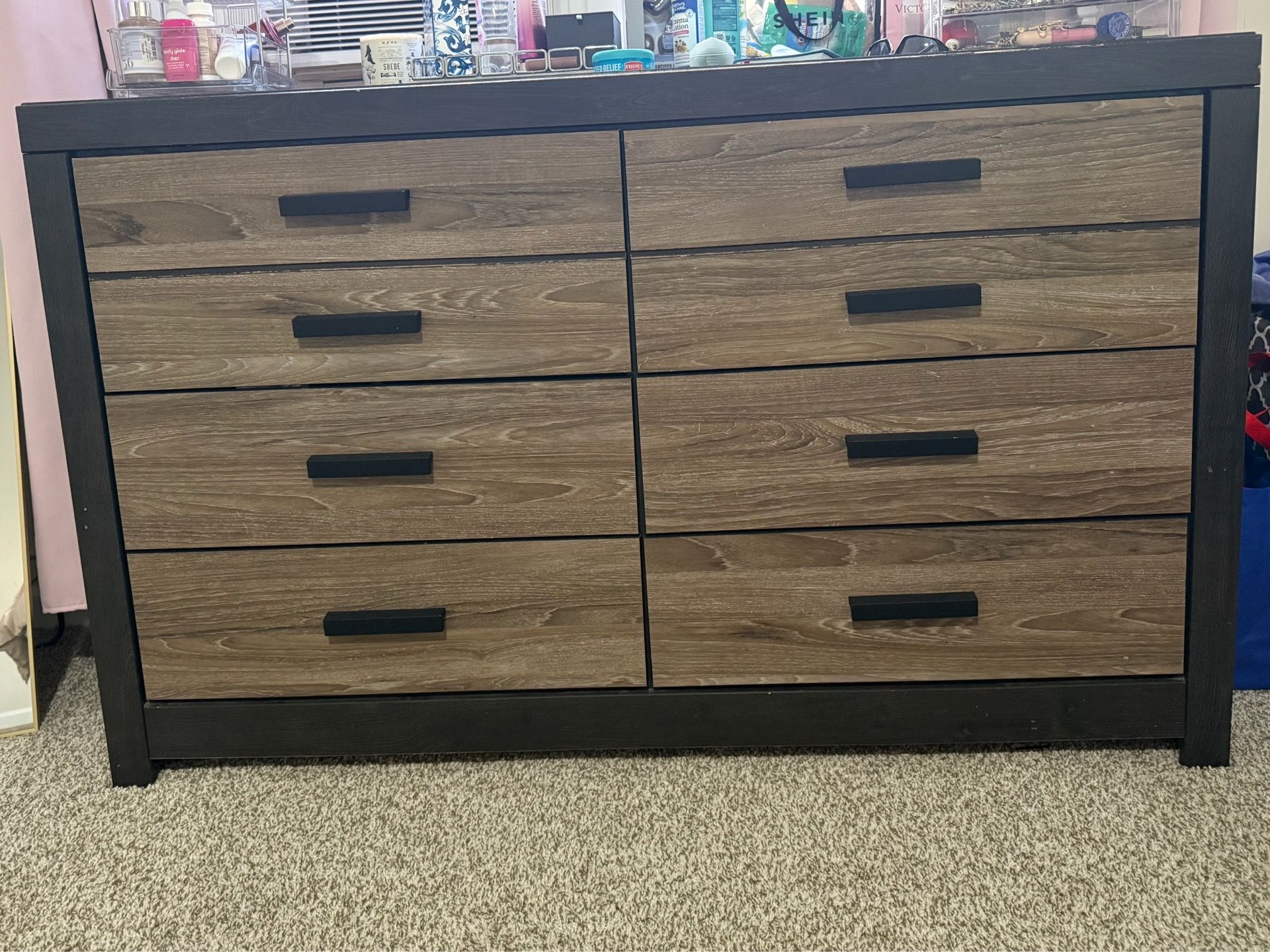 Large Framed Dresser Mirror – Modern Black Finish - photo 5