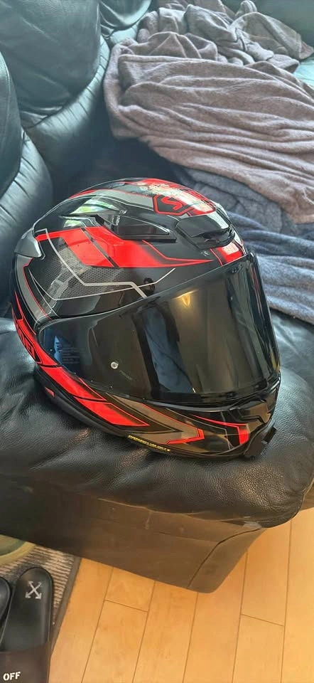 Medium Shoei RF-1400 Prologue Motorcycle Helmet