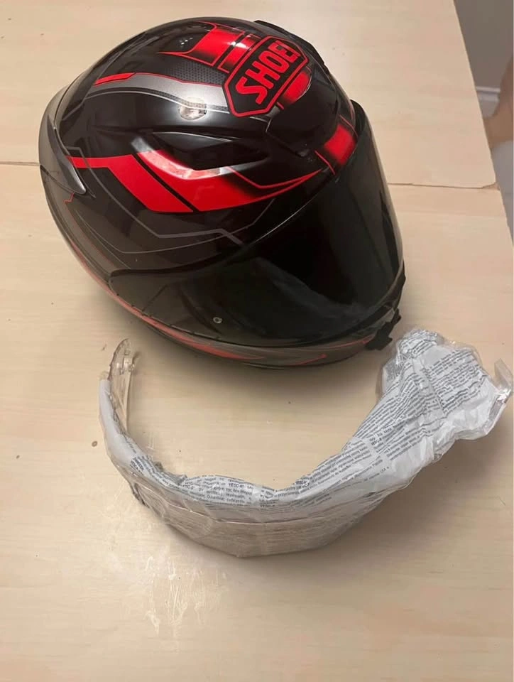 Medium Shoei RF-1400 Prologue Motorcycle Helmet - photo 2