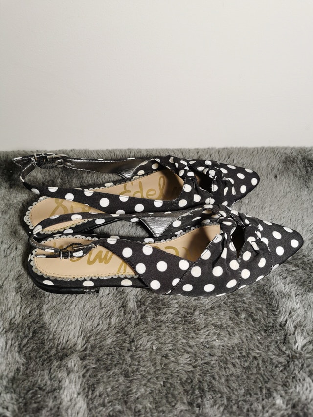 Sam Edelman Polka Dot Slingback Flats - photo 4