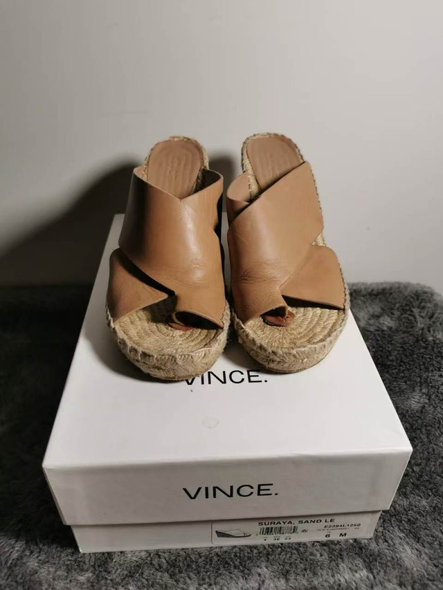 Vince Suraya Espadrille Wedge Sandals