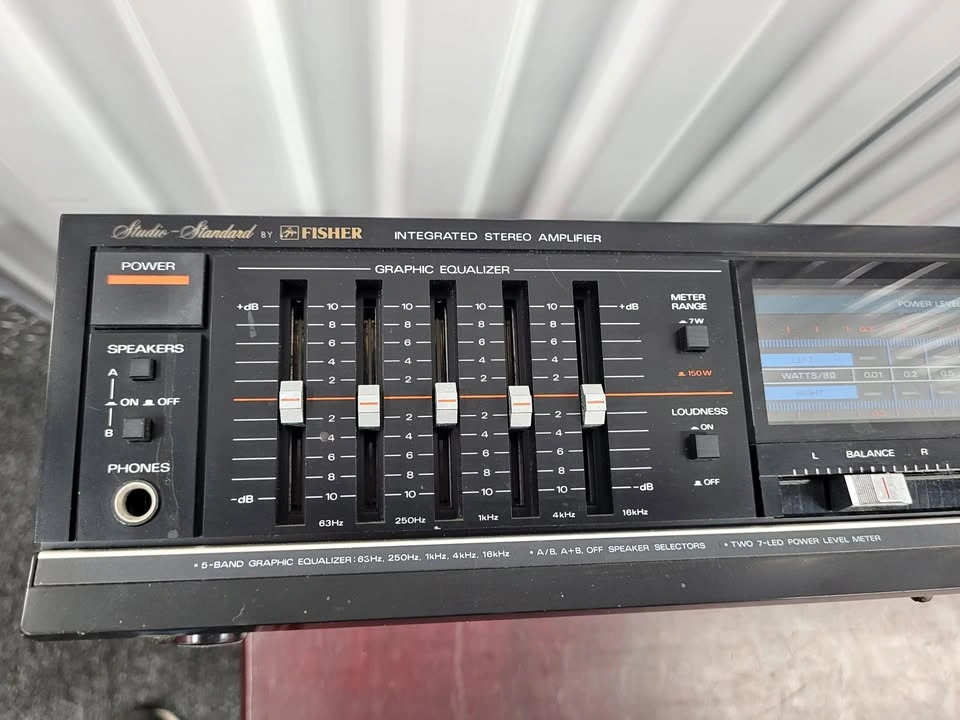 Fisher CA-271 Amplifier - Made in Japan - One Channel Works