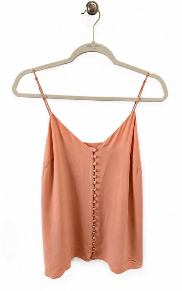 Aritzia Wilfred Silk Marquis Button Down Camisole - XS
