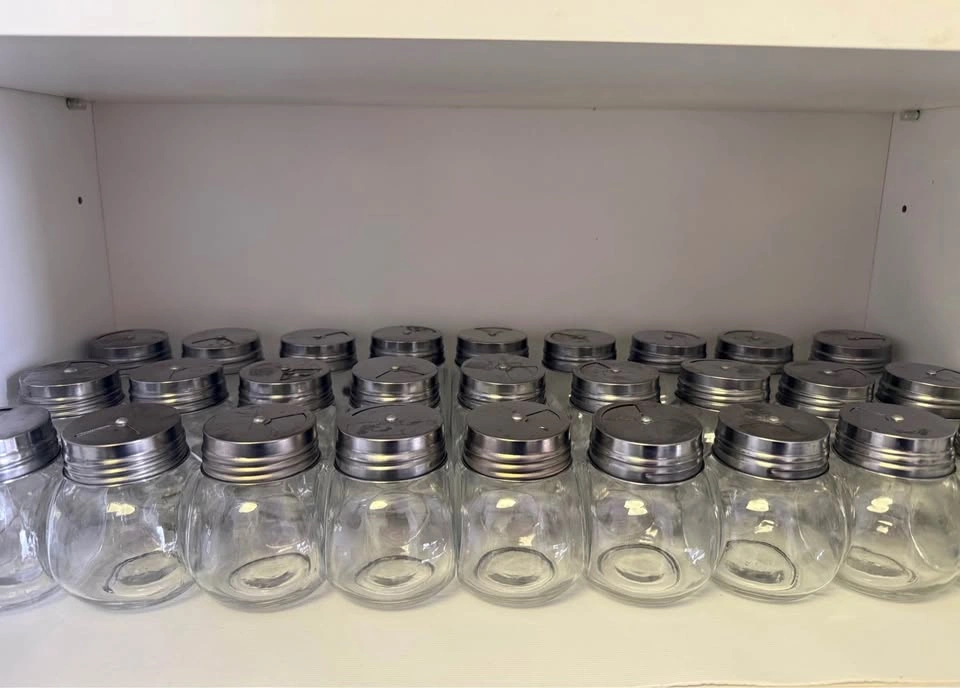 Tilted Spice Glass Jar with Twist Lid - photo 2