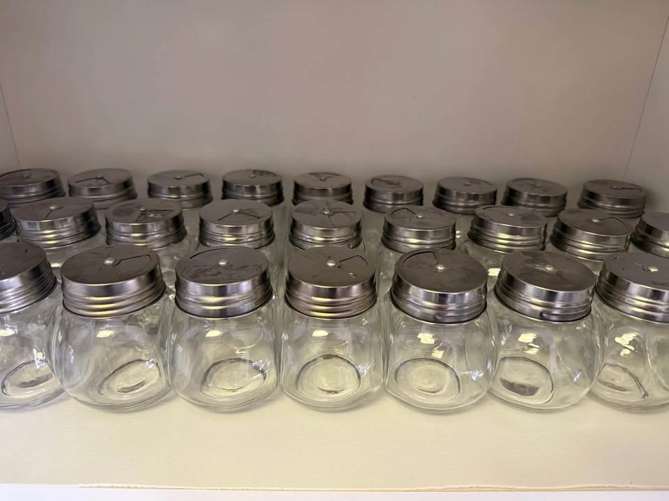 Tilted Spice Glass Jar with Twist Lid - photo 3