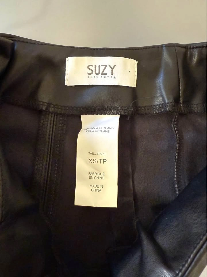 Black Fake Leather Skirt - photo 3