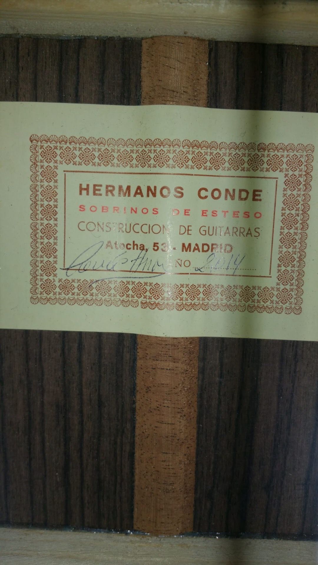 Conde hermanos 2014 palo santo de India - photo 3