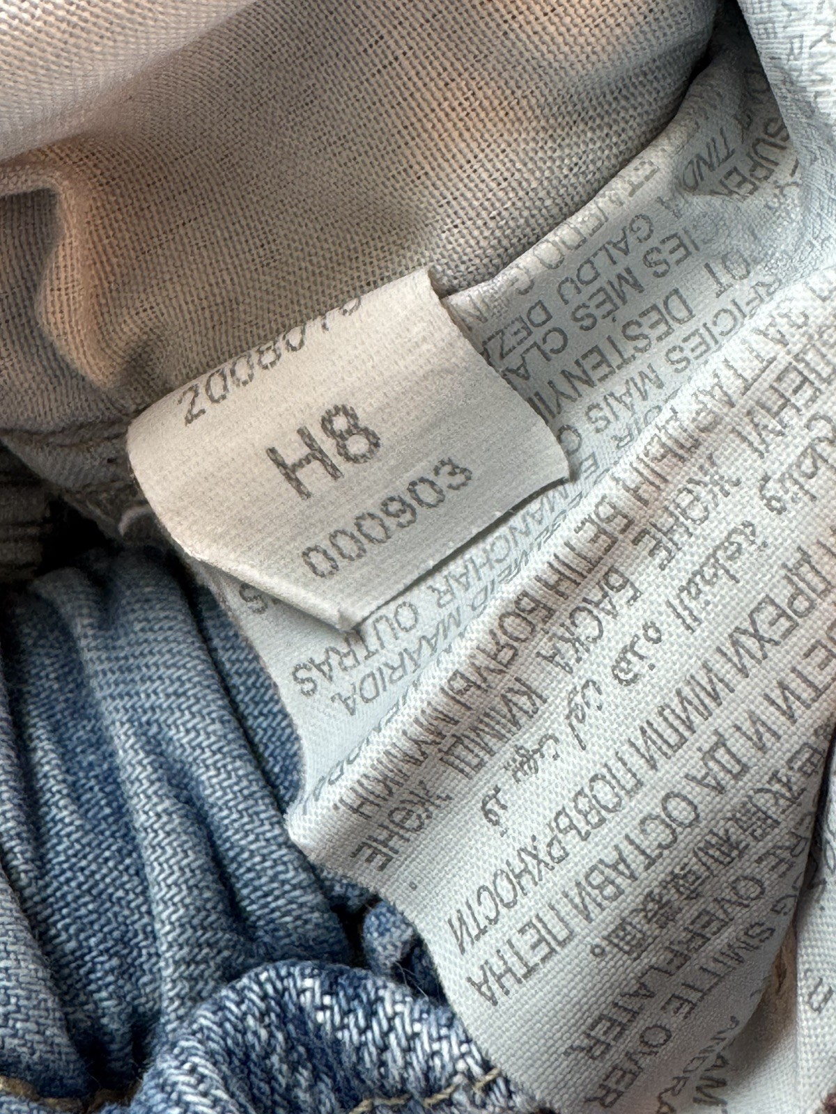 ZARA Cotton High Waist Paperbag Baggy Tapered Blue Jeans - 0 - photo 5