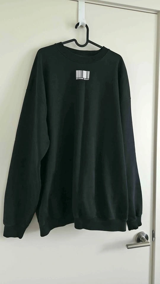 VTMNTS Barcode Sweatshirt
