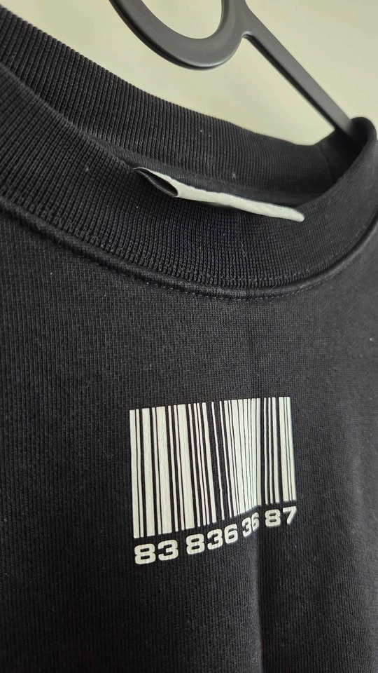 VTMNTS Barcode Sweatshirt - photo 2