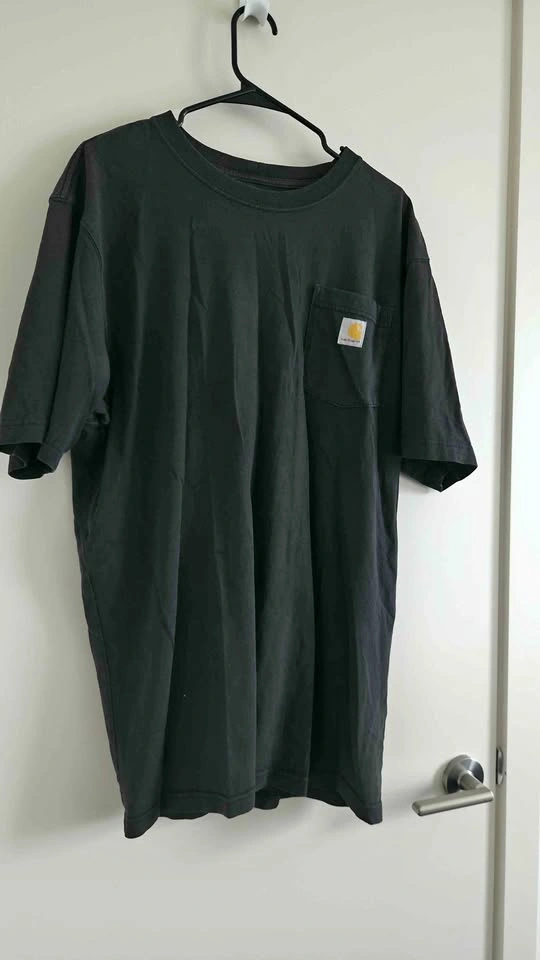 Carhartt 105755 Black Graphic Pocket T-Shirt - Large Tall