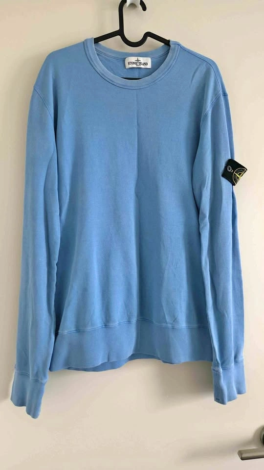 Vintage Stone Island 2013 Archive Fleece Crewneck Jumper Blue L