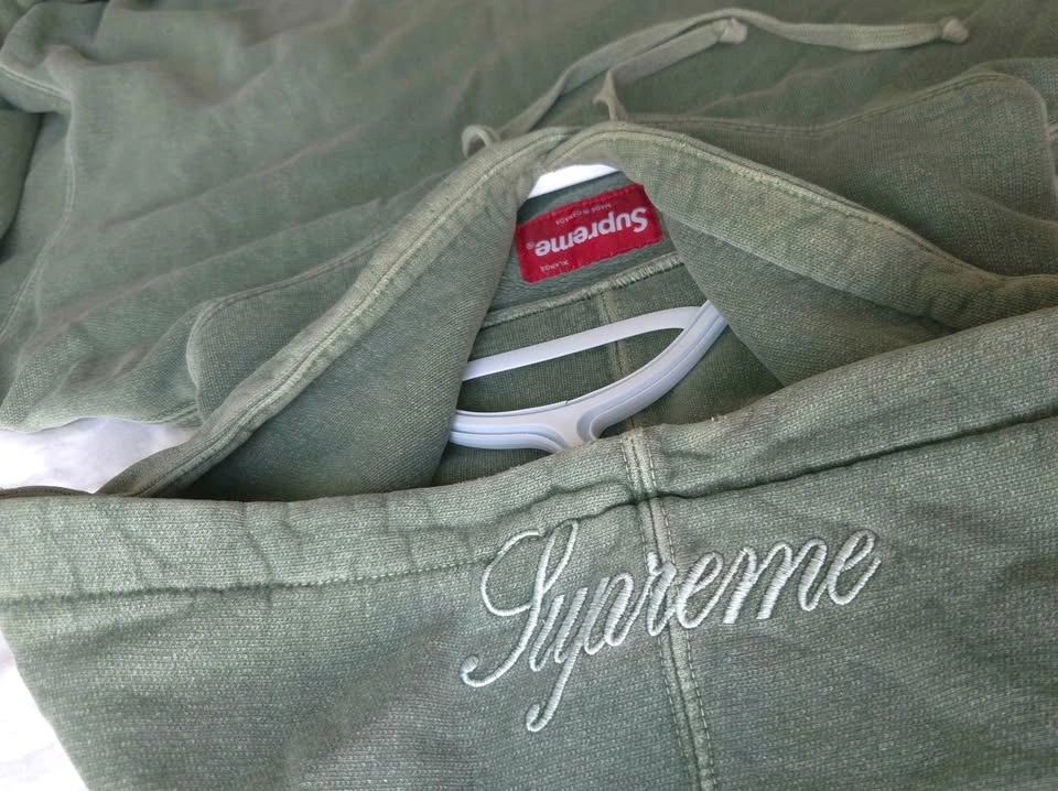 Supreme Overdyed Hooded Sweatshirt SS15 - photo 4