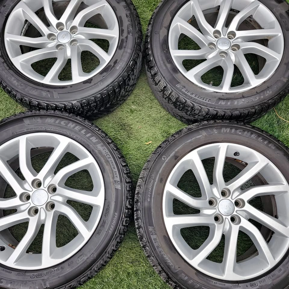 235/55/18 Michelin winter tires with Land Rover OEM rims 5x108