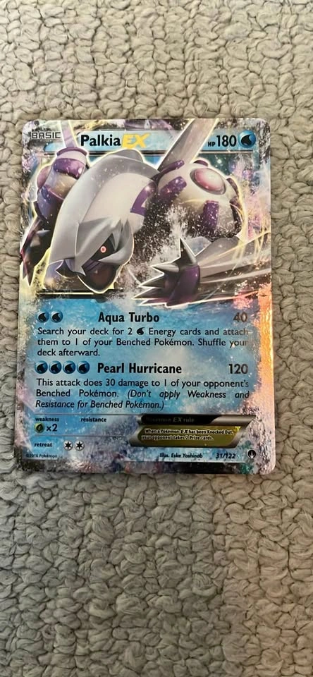 Palkia EX 31/122 Pokemon Card