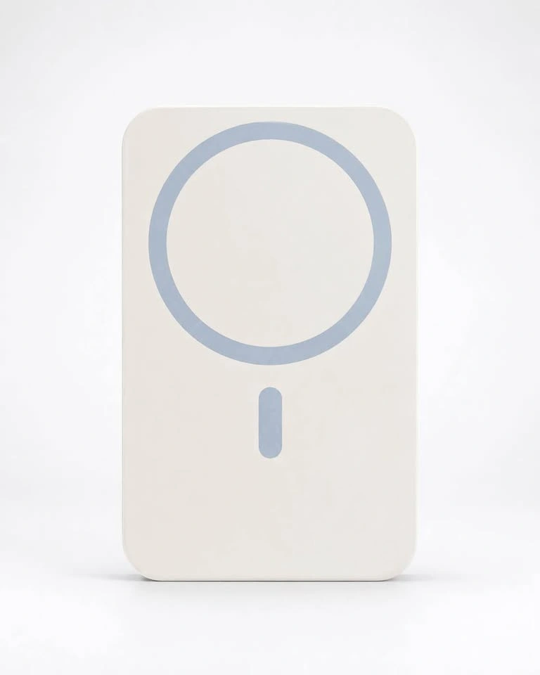10000mAh Magnetic Wireless Power Bank with Built-in Cables - photo 2