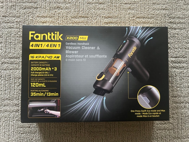 New Fanttik X200 Mix Cordless Handheld Vacuum Cleaner