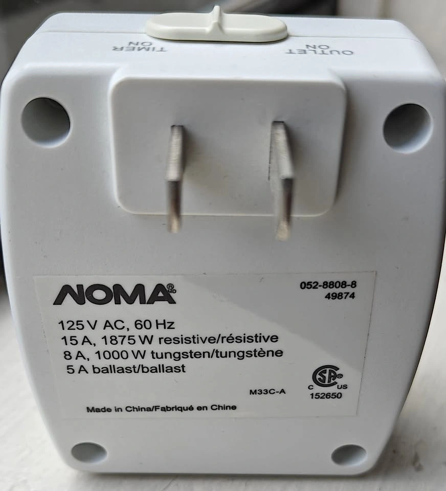 NOMA Indoor Digital Timer 24h - photo 3