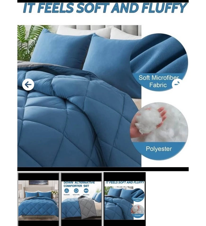 Decroom Lightweight Twin Comforter Set with 1 Pillow - photo 2
