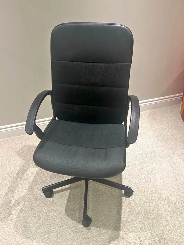 IKEA Black Swivel Office Chair