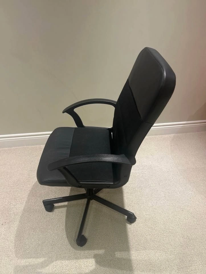 IKEA Black Swivel Office Chair - photo 2