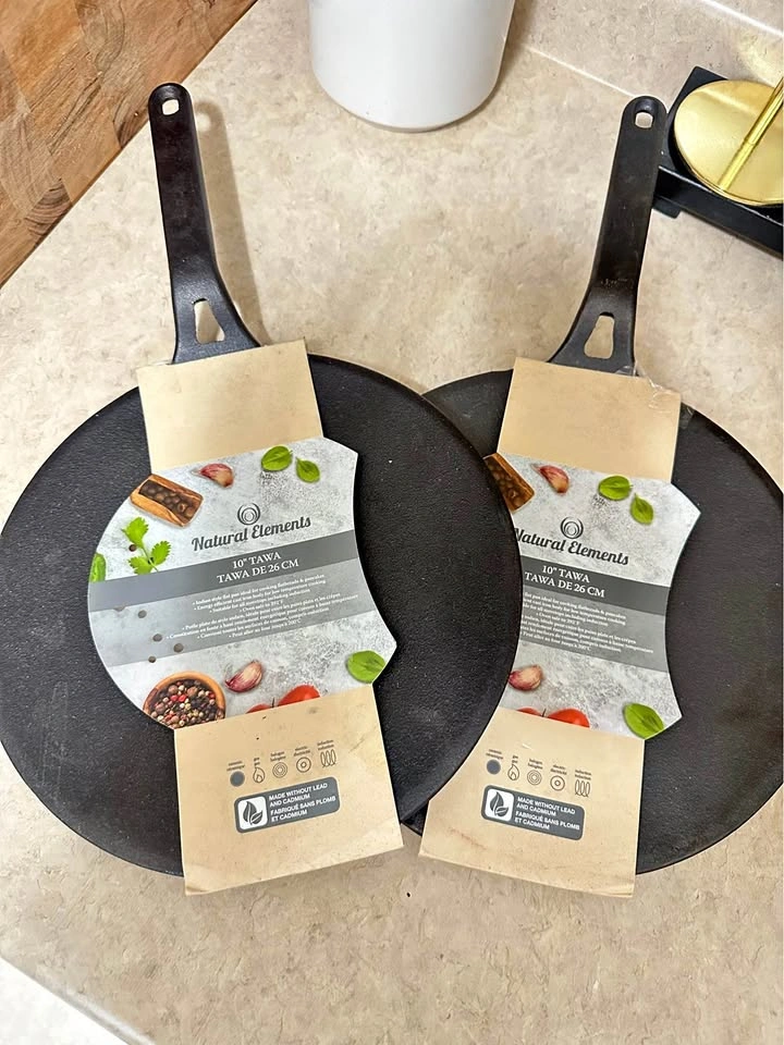 Natural Elements 10" Cast Iron Tawa