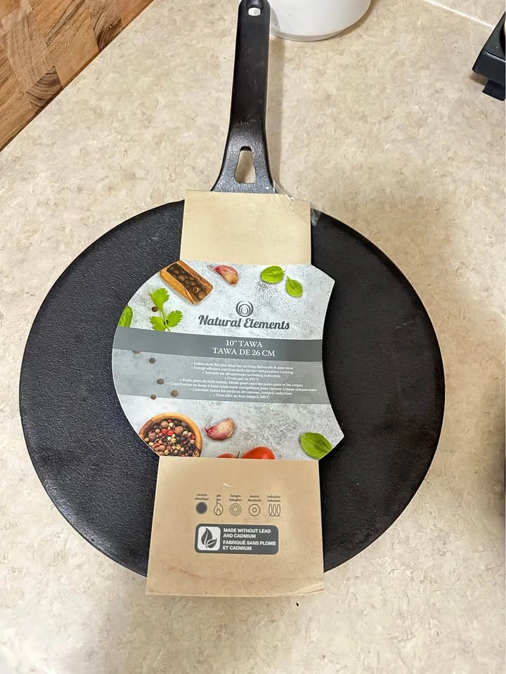 Natural Elements 10" Cast Iron Tawa - photo 2