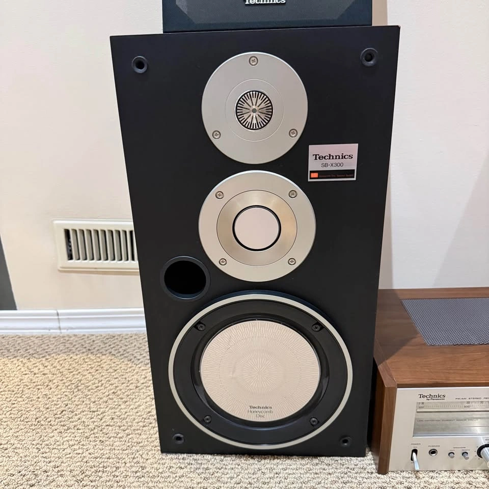 Technics SA-300 Stereo Receiver and SB-X300 Speakers - photo 4