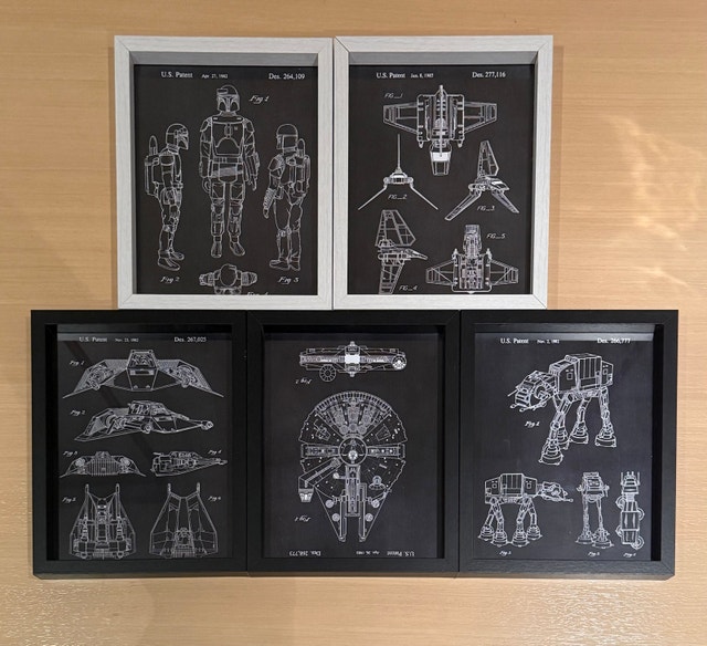 Star Wars Patent Wall Art