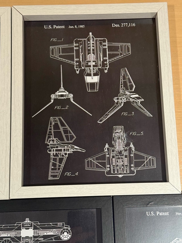 Star Wars Patent Wall Art - photo 3