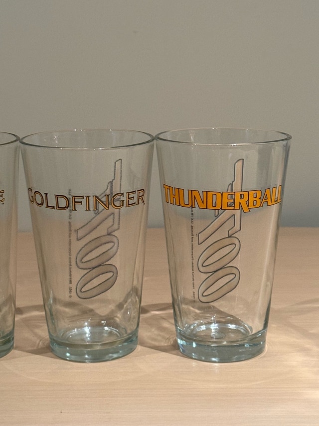James Bond 007 Glassware Collection - photo 2