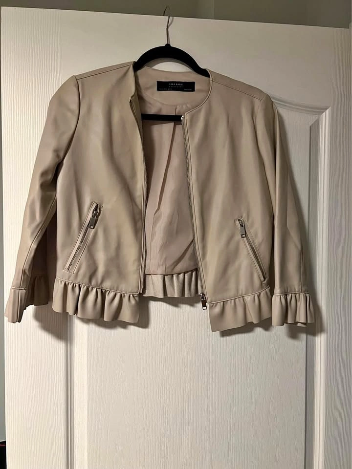 Zara Faux leather Jacket