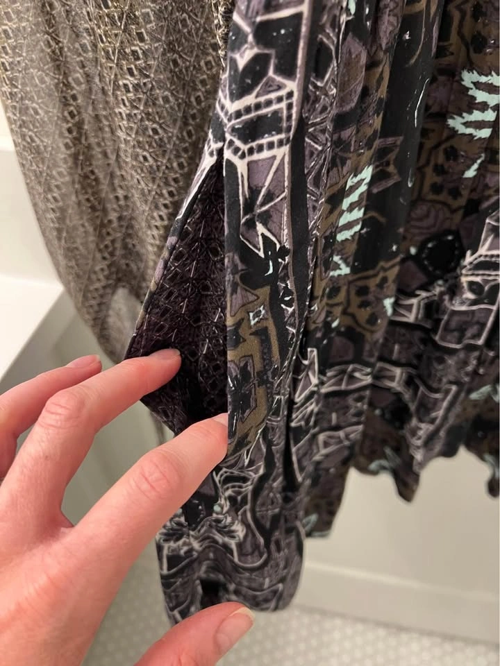 Free People Bohemian Patterned Long Sleeve Dress - photo 2