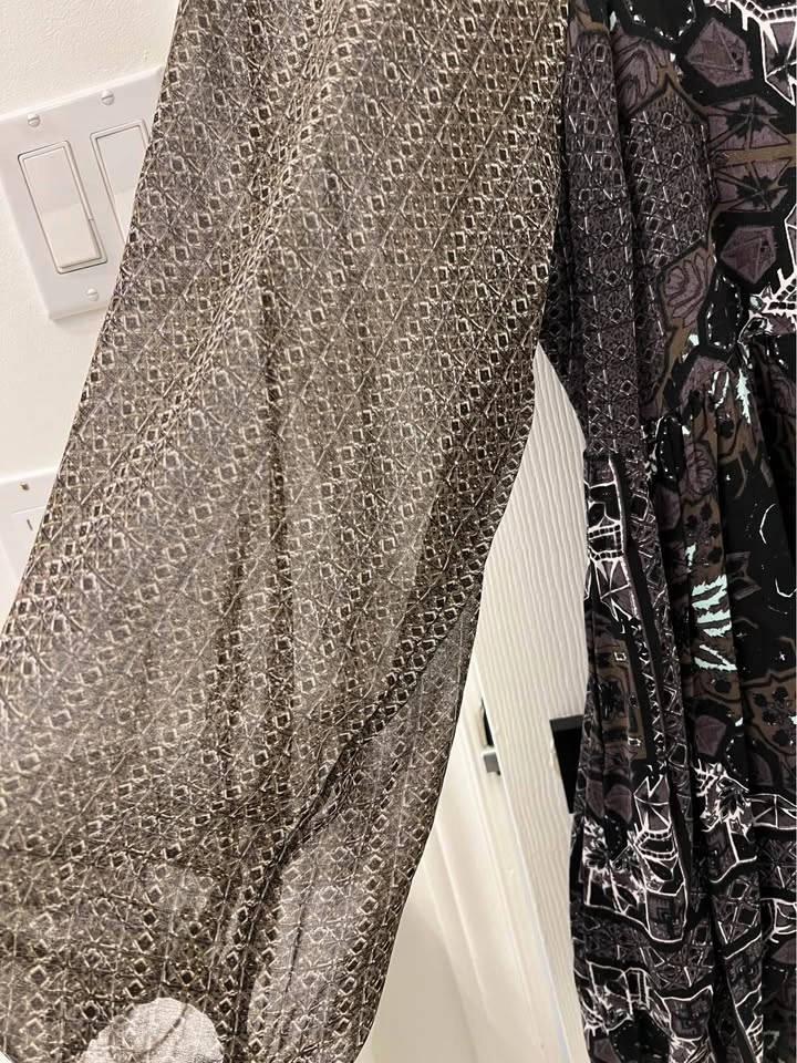 Free People Bohemian Patterned Long Sleeve Dress - photo 4