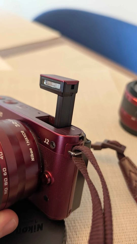 Nikon 1 J2 Camera with 30-110 Lens - Red - photo 5