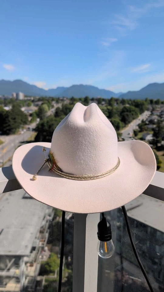 SmithBilt Cowboy Hat 3X Felt size SMALL or 6 1/2 - Made in Canad - photo 2
