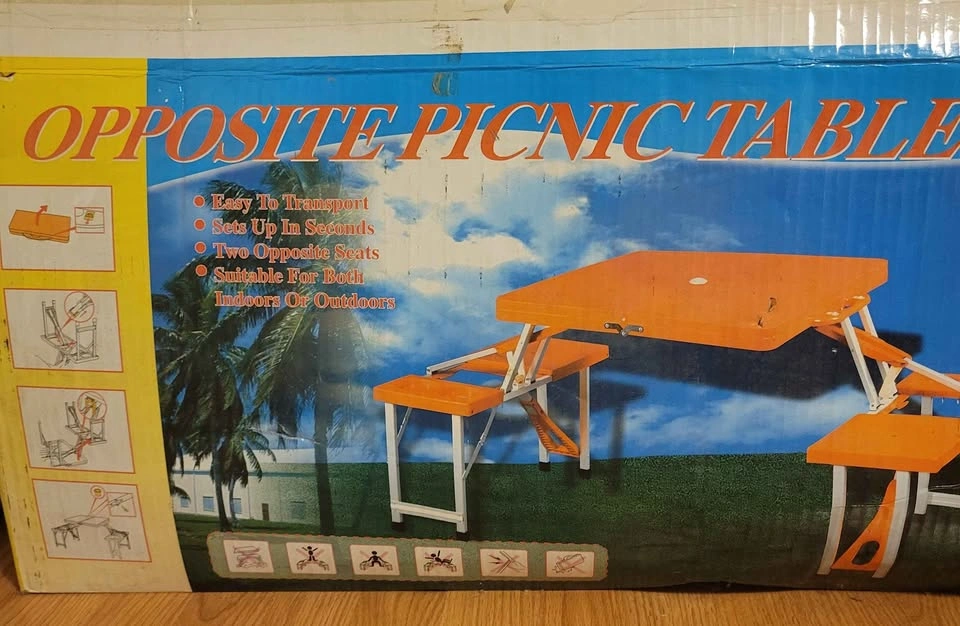 Kids Plastic Opposite Picnic Table
