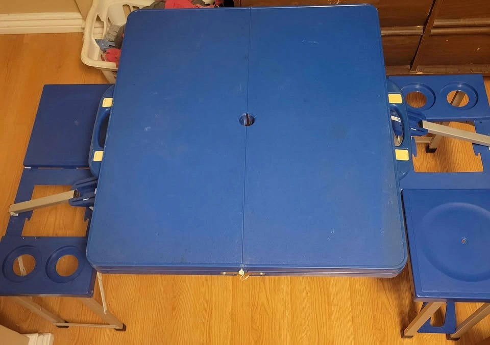 Kids Plastic Opposite Picnic Table - photo 4