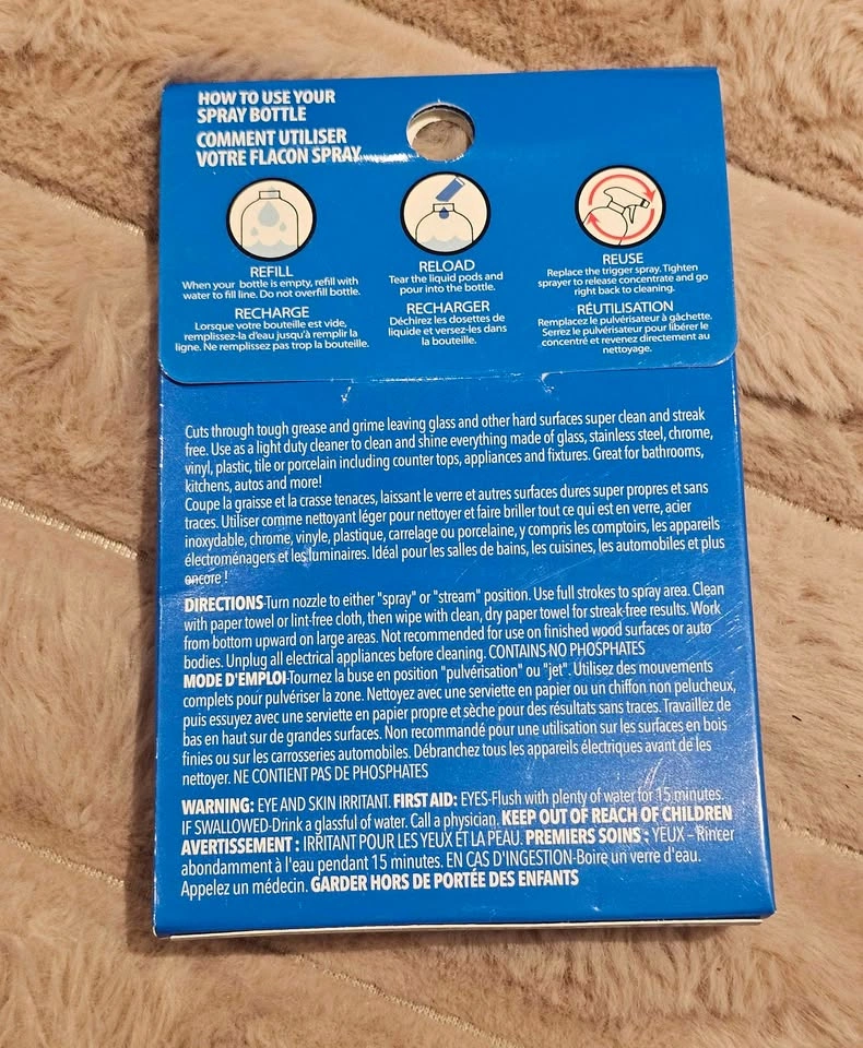 3 Packs of Concentrated Glass Cleaner Pods - photo 2