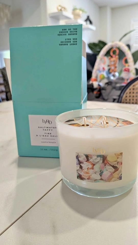 Brand New: LYRD Saltwater Taffy Candle