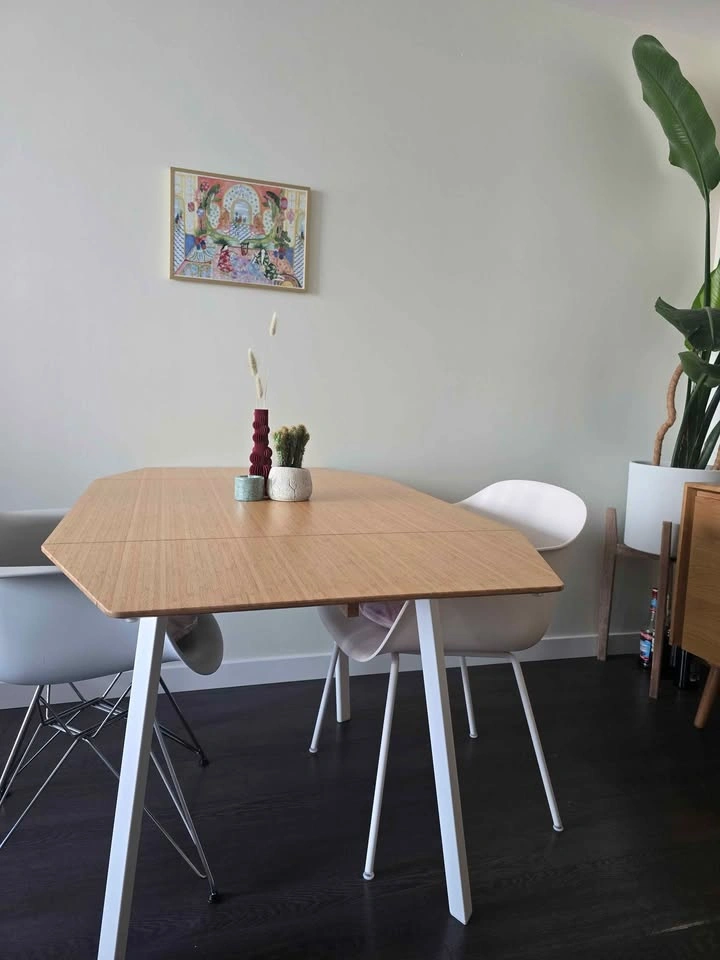 IKEA PS 2012 Drop-Leaf Table – Bamboo/White - photo 4